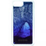 Guess Liquid Glitter etui do iPhone SE (2020/2022) / 8 / 7 - ciemnoniebieskie