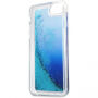 Guess Liquid Glitter etui do iPhone SE (2020/2022) / 8 / 7 - ciemnoniebieskie