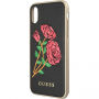 Guess Flower Desire etui do iPhone X - czarne