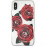 Guess Flower Desire pokrowiec do iPhone X - przezroczysty