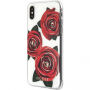 Guess Flower Desire pokrowiec do iPhone X - przezroczysty