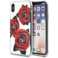 Guess Original Flower etui do iPhone X - złote