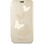 Guess Studs and Sparkle Book pokrowiec do iPhone X - beżowy