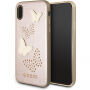 Guess Studs and Sparkle etui do iPhone X - różowo-złote