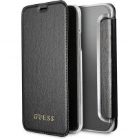 Guess Iridescent Book pokrowiec do iPhone X - czarny
