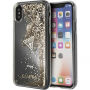 Guess Liquid Glitter pokrowiec do iPhone X - złoty