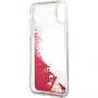Guess Liquid Glitter pokrowiec do iPhone X - czerwony