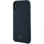 Mercedes Lining pokrowiec silikonowy do iPhone X - granatowy