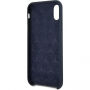 Mercedes Lining pokrowiec silikonowy do iPhone X - granatowy