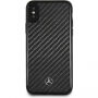 Mercedes Hard case Dynamic Carbon etui do iPhone X - czarne