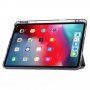 Etui z przezroczystym tyłem i podstawką origami dla iPad Pro 12,9" (2018-2022) - naftowy