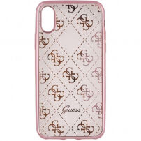 Guess Original etui do iPhone X - różowo-złote