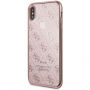 Guess Original etui do iPhone X - różowo-złote