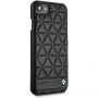 BMW Hexagon pokrowiec skórzany do iPhone SE (2020/2022) / 8 / 7 - czarny