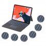 Magnetyczna obudowa ze zintegrowaną podświetlaną klawiaturą i touchpadem dla iPad Pro 12,9" (2018-2022) - czarne