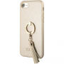 Guess Saffiano Ring pokrowiec do iPhone SE (2020/2022) / 8 / 7 - beżowy
