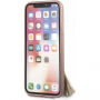 Guess Saffiano Ring pokrowiec do iPhone X - różowy