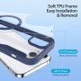 Etui z klapką DUX DUCIS Skin X z MagSafe dla iPhone 15 - ciemnoniebieski