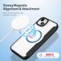 Etui z klapką DUX DUCIS Skin X z MagSafe dla iPhone 15 Plus - czarne
