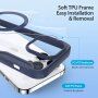 Etui z klapką DUX DUCIS Skin X z MagSafe dla iPhone 15 Pro - ciemnoniebieski