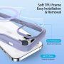 Etui z klapką DUX DUCIS Skin X z MagSafe dla iPhone 15 Pro - fioletowy
