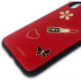 Guess Iconic pokrowiec do iPhone X - czerwony