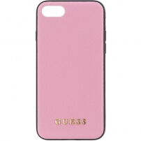 Guess Saffiano etui do iPhone SE (2020/2022) / 8 / 7 - różowe