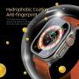 Szkło hartowane DUX DUCIS z metalową ramką dla Apple Watch Ultra 49 mm - czarne