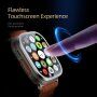 Szkło hartowane DUX DUCIS z metalową ramką dla Apple Watch Ultra 49 mm - srebrny