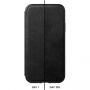 Nomad Folio Leather case pokrowiec do Apple iPhone XS / X - czarny