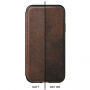 Nomad Folio Leather Tri-Fold pokrowiec do Apple iPhone XS Max - brązowy