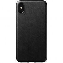Nomad Rugged Leather case odporne etui do Apple iPhone XS Max - czarne