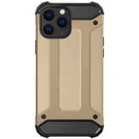 Super trwałe "Armor" etui do iPhone 15 Pro - złote