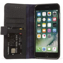Decoded Leather Wallet pokrowiec do Apple iPhone 8 Plus / 7 Plus / 6S Plus - czarny