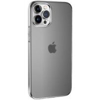 Przezroczysta, miękka plastikowa osłona Hoco dla iPhone 15 Pro - szary