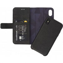 Decoded Leather 2in1 Wallet pokrowiec do Apple iPhone X - czarny
