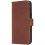 Decoded Leather Card Wallet pokrowiec do Apple iPhone XS Max - brązowy