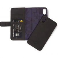 Decoded Leather 2in1 Wallet pokrowiec do Apple iPhone XS Max - czarny