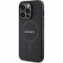 Guess Saffiano pokrowiec z Magsafe dla iPhone 15 Pro - czarny