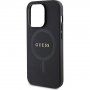 Guess Saffiano pokrowiec z Magsafe dla iPhone 15 Pro - czarny