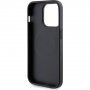 Guess Saffiano pokrowiec z Magsafe dla iPhone 15 Pro - czarny