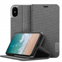 LAUT Apex Knit pokrowiec do iPhone X - szary