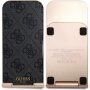 Bezprzewodowa ładowarka magnetyczna 2w1 stołowa Guess 4G Pattern Aluminium do iPhone / AirPods - czarna