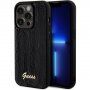 Guess Sequin Script Logo pokrowiec z cekinami dla iPhone 14 Pro Max - czarny