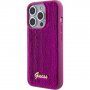 Guess Sequin Script Logo pokrowiec z cekinami dla iPhone 15 Pro - fuksjowy