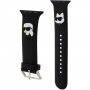 Karl Lagerfeld Karl i Choupette Head NFT pasek dla Apple Watch 42mm / 41mm / 40mm / 38mm - czarny