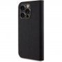 Karl Lagerfeld Saffiano Karl and Choupette NFT flip pokrowiec dla iPhone 15 Pro - czarne
