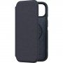NJORD Leather flip pokrowiec z MagSafe dla iPhone 14 - ciemnoszary