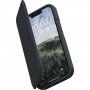 NJORD Leather flip pokrowiec z MagSafe dla iPhone 14 - ciemnoszary
