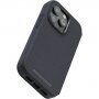 NJORD Leather flip pokrowiec z MagSafe dla iPhone 14 Pro - ciemnoszary